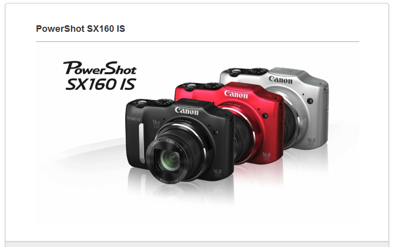 Canon Powershot SX160 IS Dijital Fotoğraf Makinesi Siyah - incehesap.com